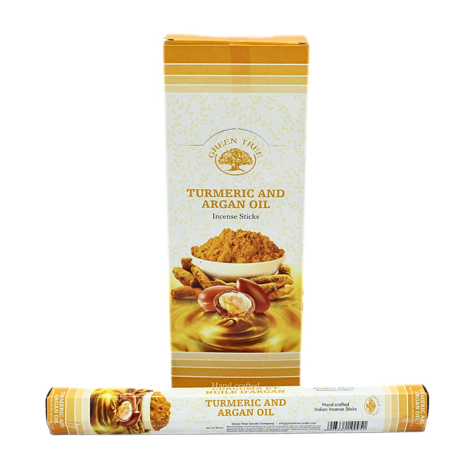 Green Tree - Wholesale Incense - Green Tree Turmeric and Argan Oil Incense1