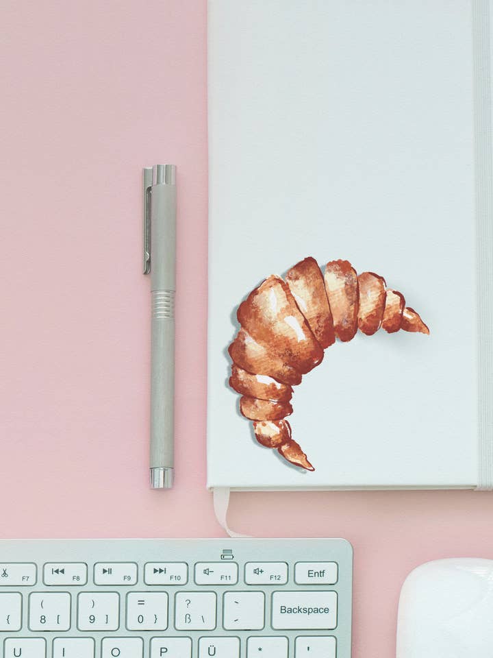 Croissant Sticker | Stickers | Waterproof Vinyl Sticker
for wholesale by papierwinkel