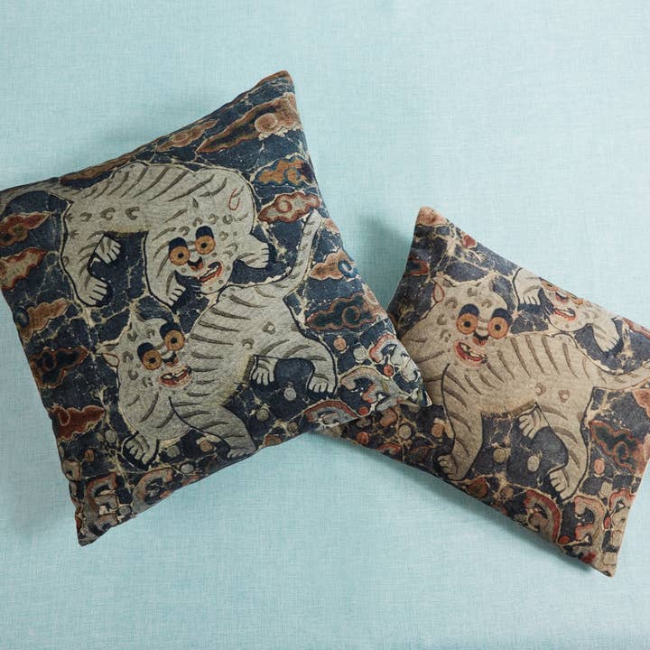 Siren Song - Vente Coussin décoratif - Coussin en velours Tiger 12"x16"3