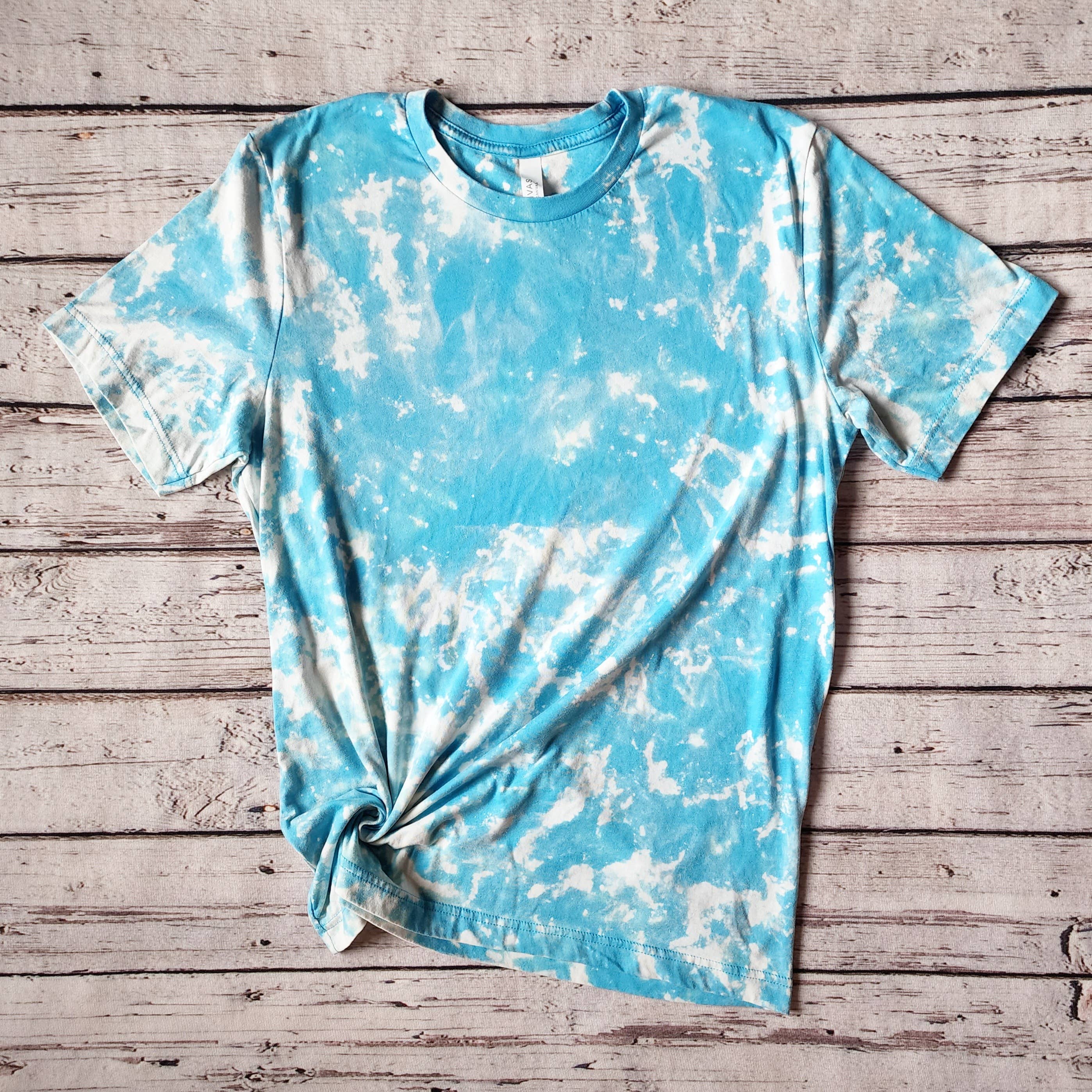 Shirts & Giggles - Wholesale T-Shirt - Women's - Bella+Canvas® Blank Scrunch Bleached T-Shirt, Unisex Tee0