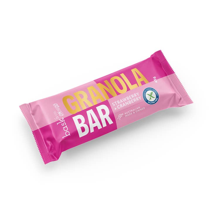 1 x Gratis Granolabar for engroshandel hos Bask and Co