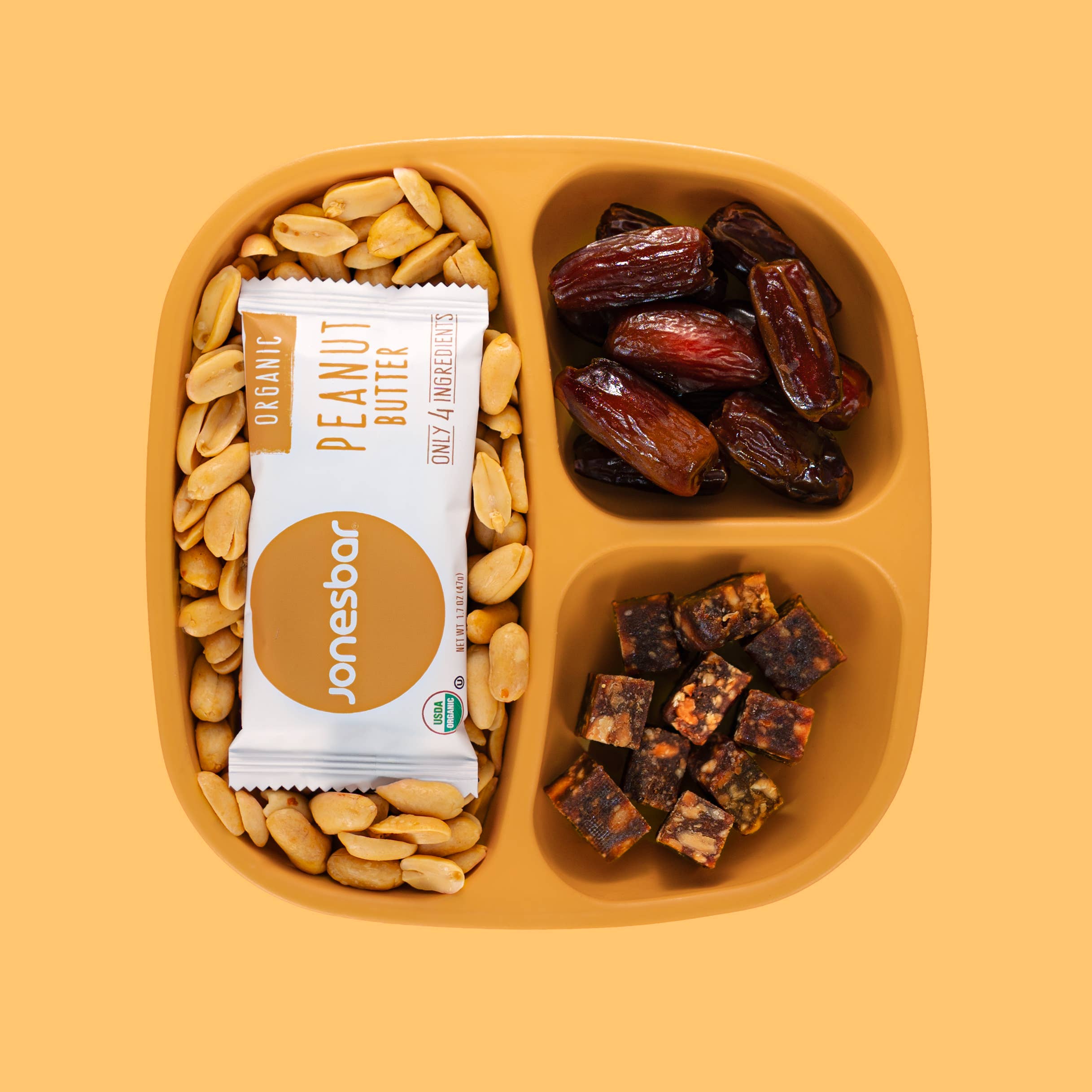 Jonesbar - Wholesale Snack Bar - JONESBAR Peanut Butter Organic Fruit & Nut Bar, Vegan Snack8