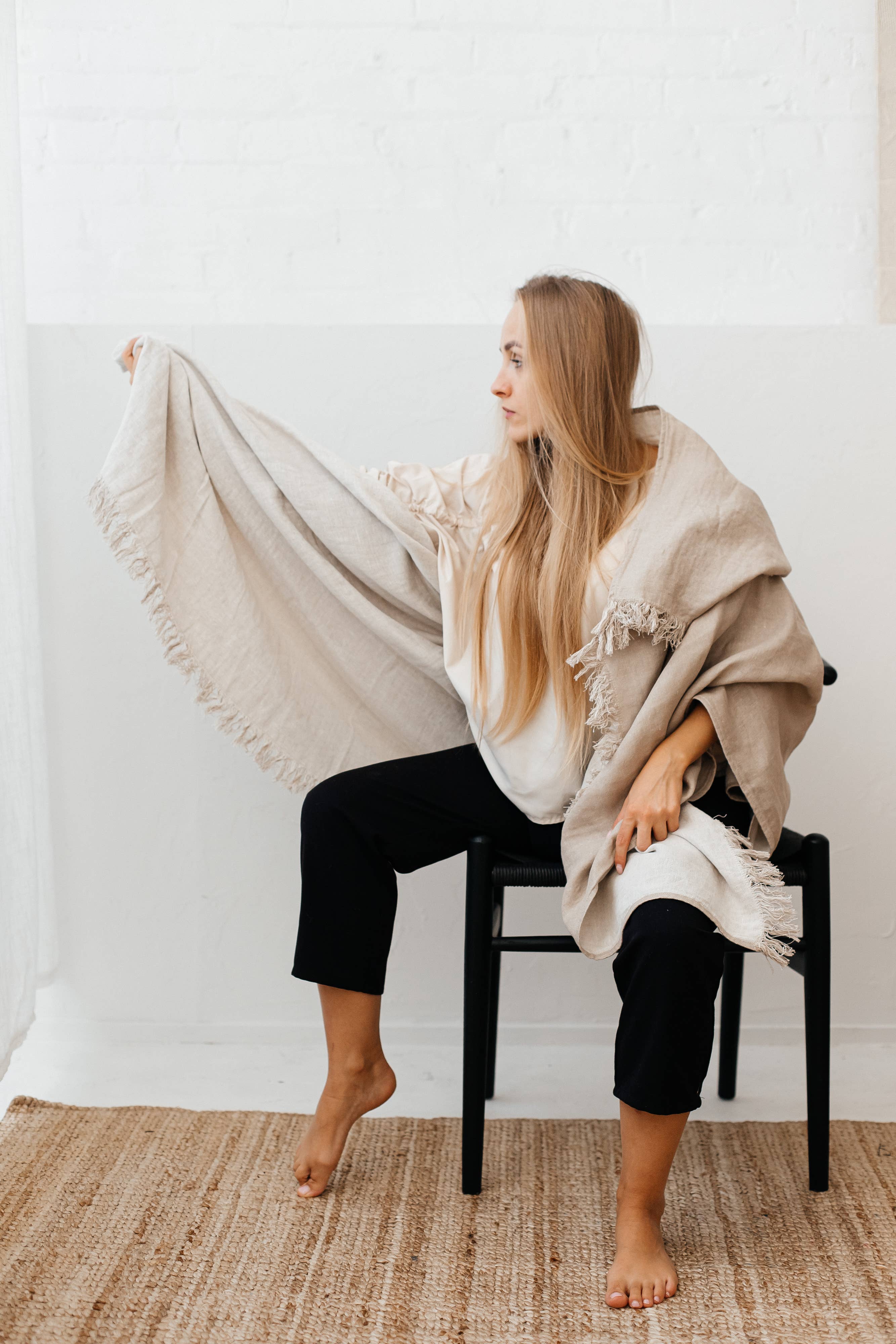 Linen Way Inc. - Wholesale Throw Blanket - Salina Double-sided Linen Throw1