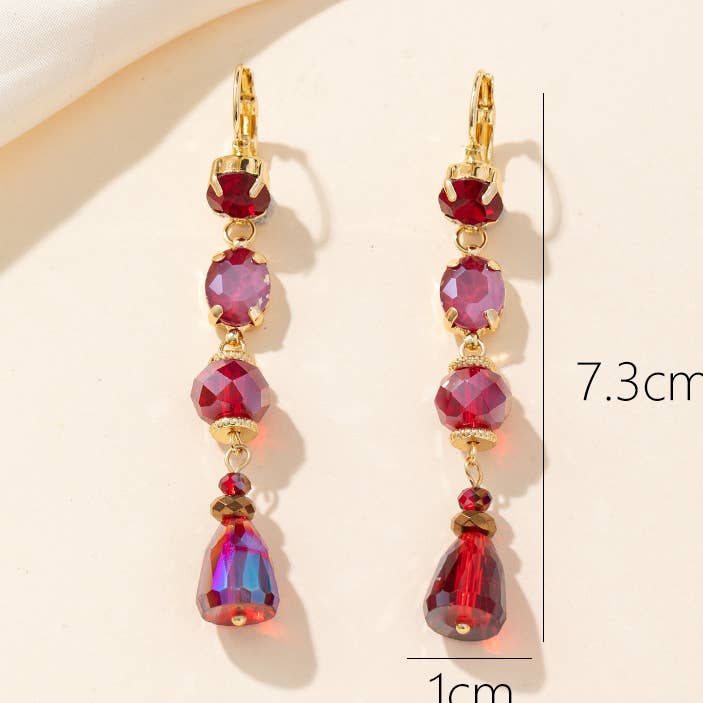 Sleeper Earrings 24AHBOL025 for wholesale by Blossom bijoux