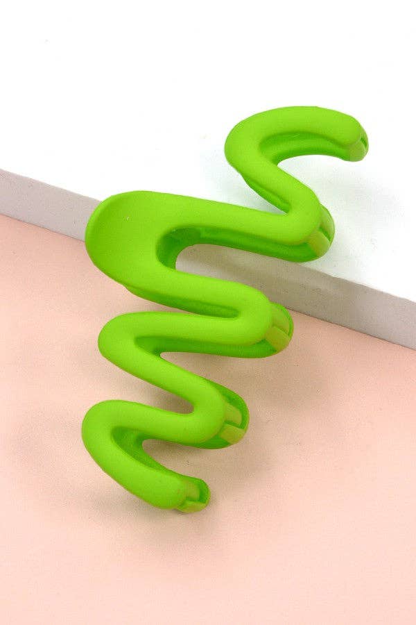 JOSSLYN by wall to wall – Clips para cabelo - Mulher por atacado – CLIPS DE GARRA PARA CABELO FOSCO ZIGUEZAGUE | 40H6232