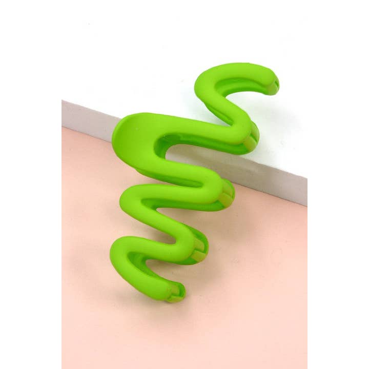 JOSSLYN by wall to wall – Clips para cabelo - Mulher por atacado – CLIPS DE GARRA PARA CABELO FOSCO ZIGUEZAGUE | 40H6232