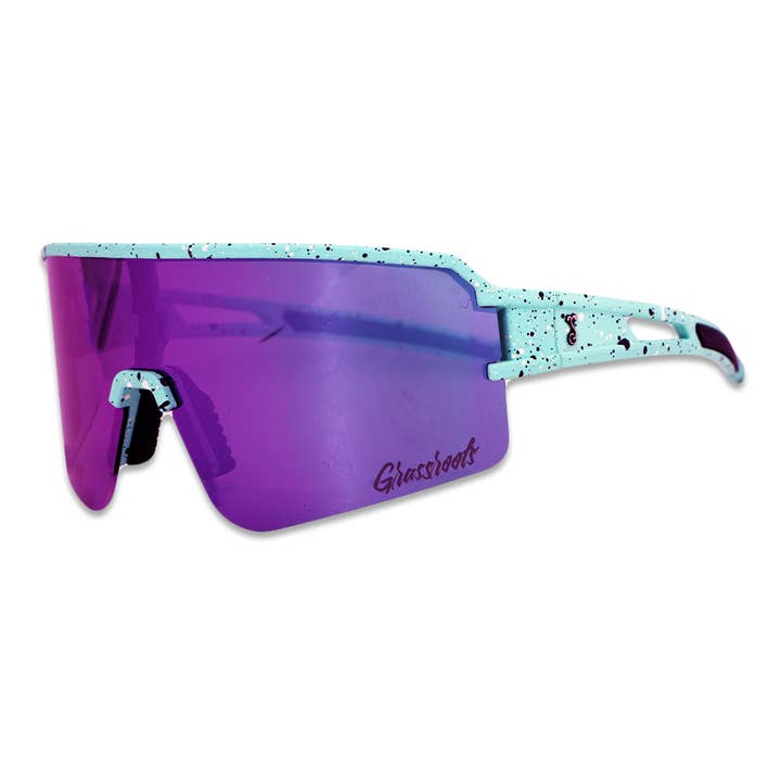 Seafoam Splatter Swift Sunglasses for wholesale by Grassroots California