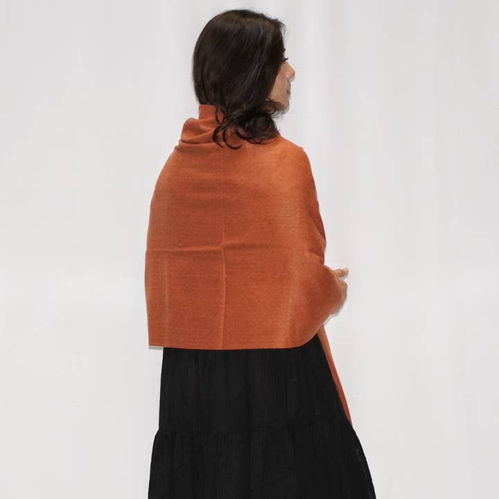 Dolma - Wholesale Scarf - Women's - Cozy Cashmere Blend Stole Spice2