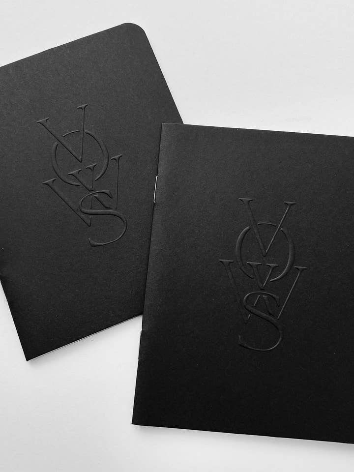 Luxe Embossed Vow Books, Set of 2 for wholesale by Sole Paper Co., LLC