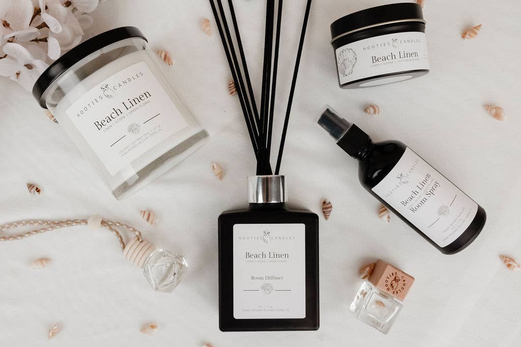 Hooties Candles and Things - Wholesale Jar/Filled Candle - Beach Linen Candle3