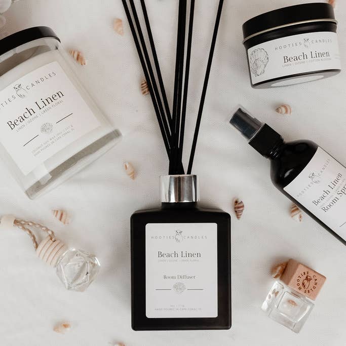 Hooties Candles and Things - Wholesale Jar/Filled Candle - Beach Linen Candle3