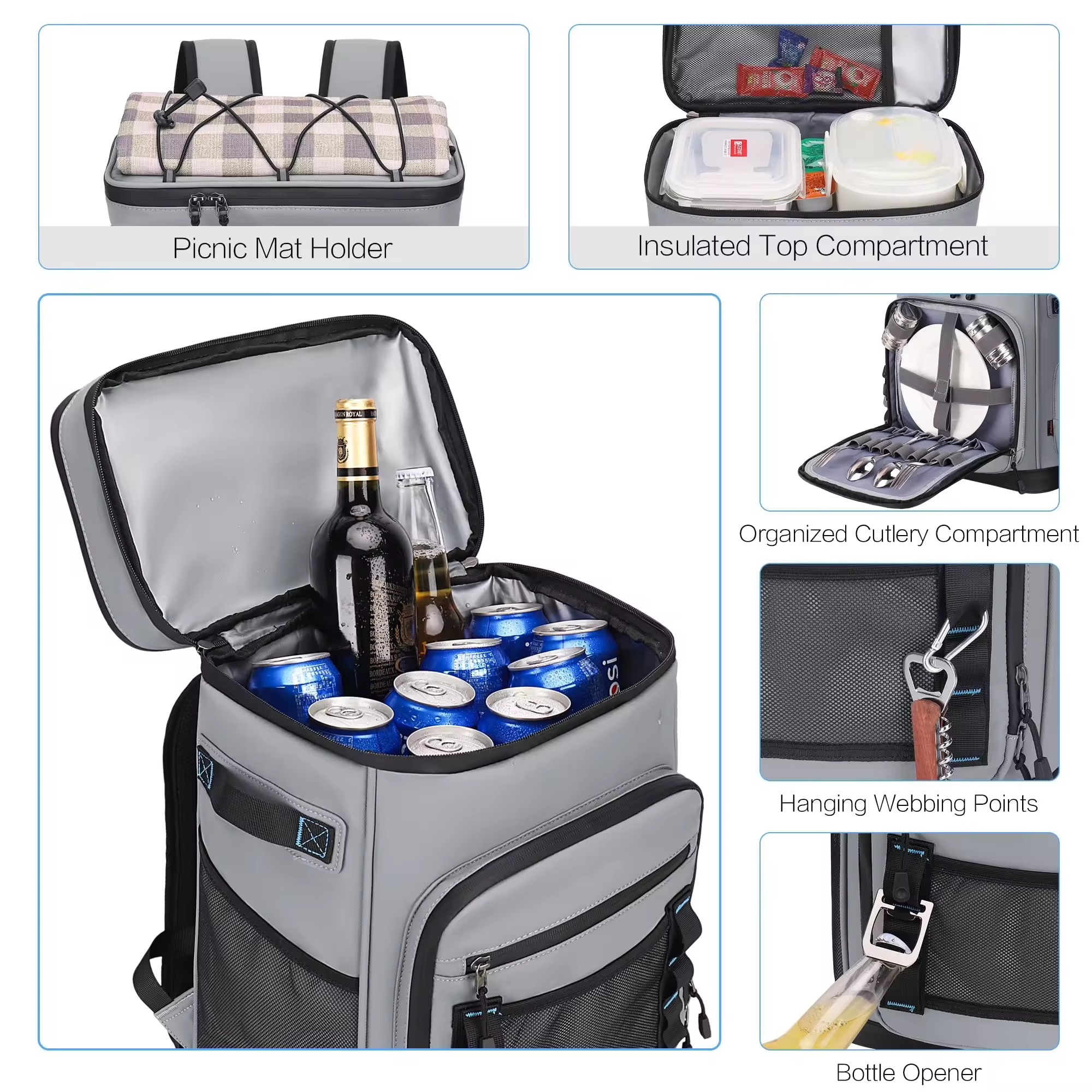 VIGOR – wholesale Cooler/cooler bag – Waterproof Insulated Cooler Backpack Insulated Leakproof10