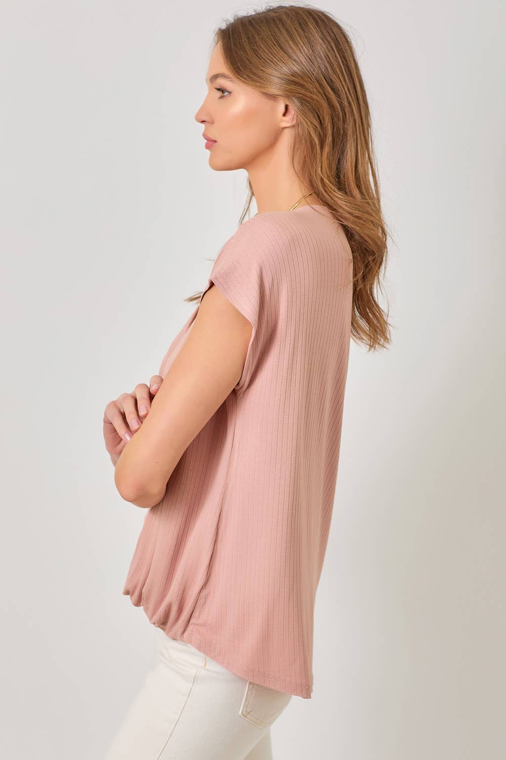 Mystree - Wholesale Knit Top - Women's - 60952 Surplice Neck Top17