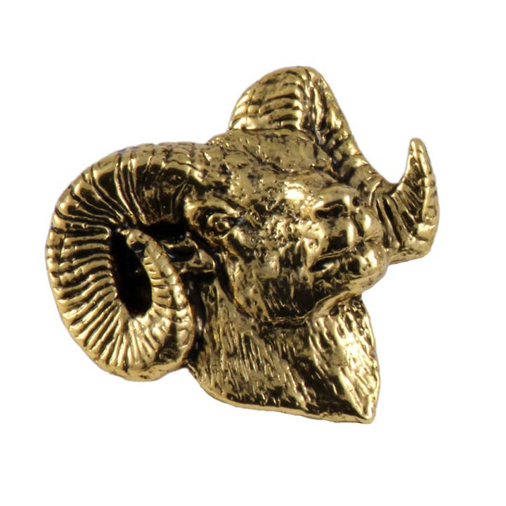 Creative Pewter Designs - Wholesale Lapel Pin/Button - Bighorn Sheep Pewter Lapel Pin or Magnet M0264