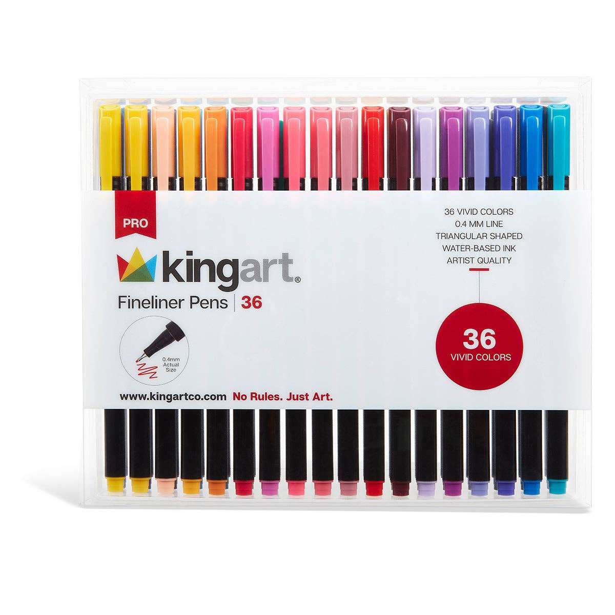 KINGART – wholesale Pen – Fine Line Pens - 36 Colors6
