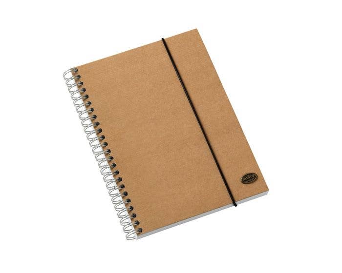 Jalema – wholesale Notebook – Notebook A5: spiral binding: brown: Multo Kraft (FSC®)0