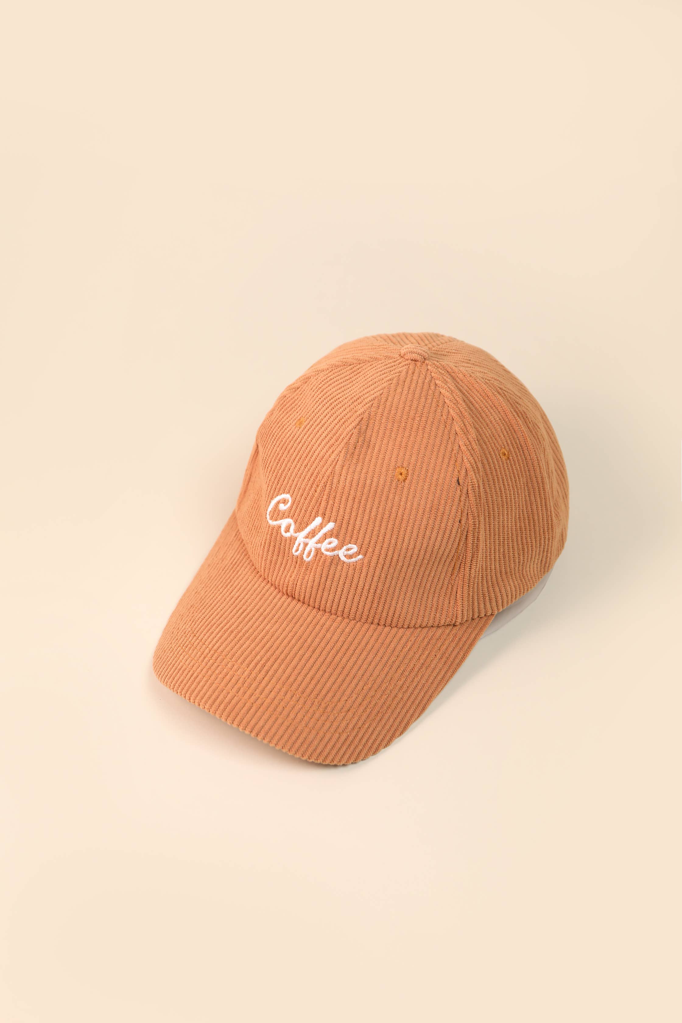LoveLina - Wholesale Baseball Cap - Women's - Coffee Corduroy Baseball Cap (JOFFEE)2