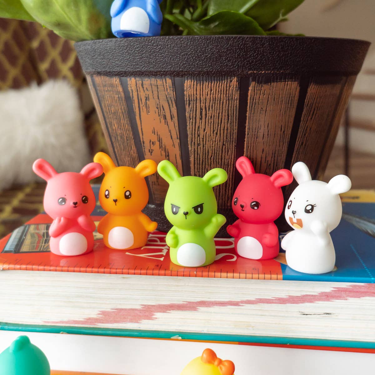 Fun Little Toys - Wholesale Finger Puppet - Kids & Baby - Easter Finger Puppet with Bunny and Other Animal for Kid Toy3