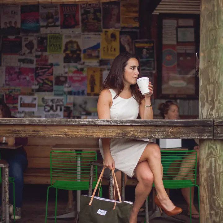 Newton Supply Co - Vente Tote bag – femme - tote zippé en toile cirée11