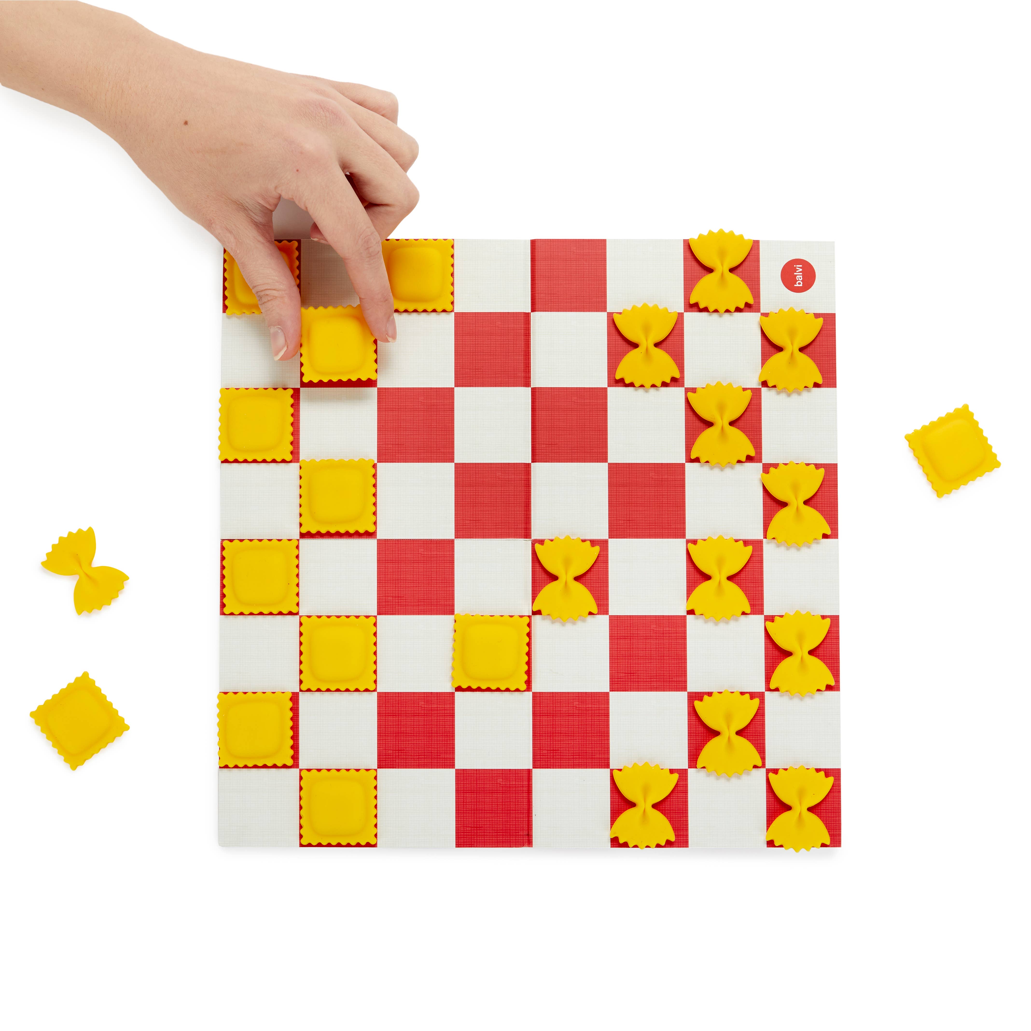 Balvi – Großhandel Brettspiele – Brettspiel Checkeroli mit Spielsteinen aus Kunststoff und Pappe3