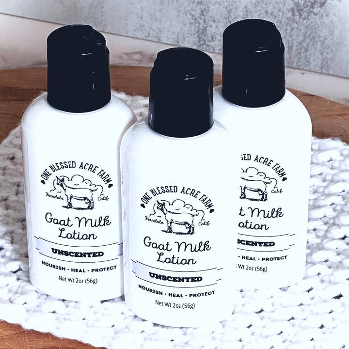 One Blessed Acre Farm – Creme/loção corporal por atacado – Loção de leite de cabra sem perfume6