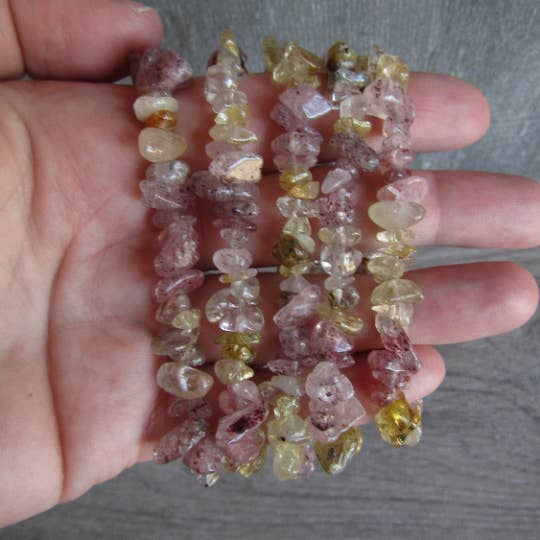 Keystone Crystals - Wholesale Beaded Bracelet - Multi-Stone Gemstone Chip Bracelets – Wholesale Crystals