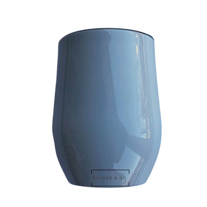 Sayers & Co. – wholesale Isolerade dryckesvaror – Storpaket med 10 st 350 ml klassiska vita vin-termomuggar i rostfritt stål för sublimering, grossist2