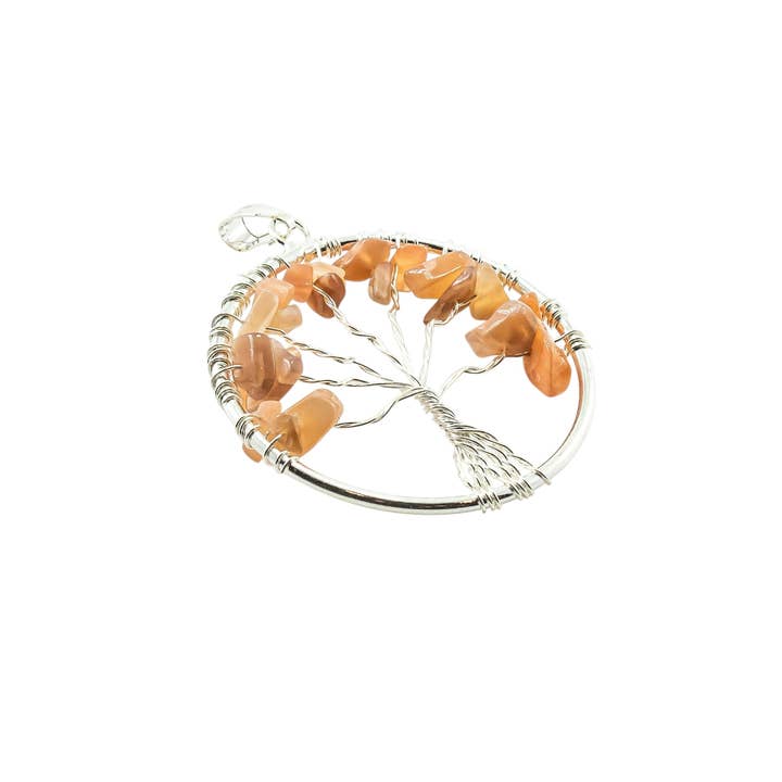 Quasar Gems USA – wholesale Individuell berlock/hänge – Livets träd ädelstenshalsband11