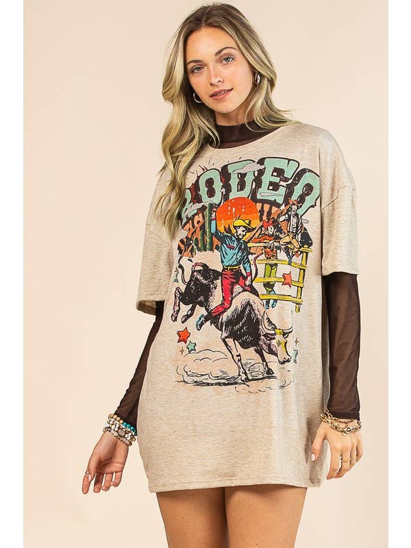 Black AV1230-GEMMA SOLID MOCK NECK MESH TOP for wholesale on Faire