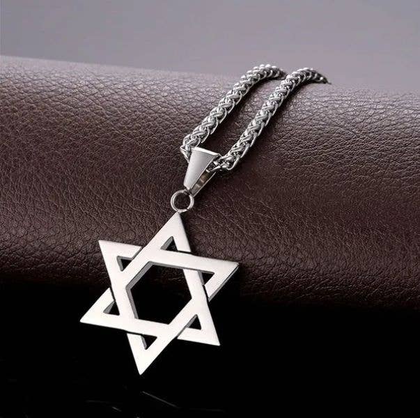 Syrrios Gifts LLC - Wholesale Pendant/Charm Necklace - Star of David Necklace Jewish Hexagram Pendant1