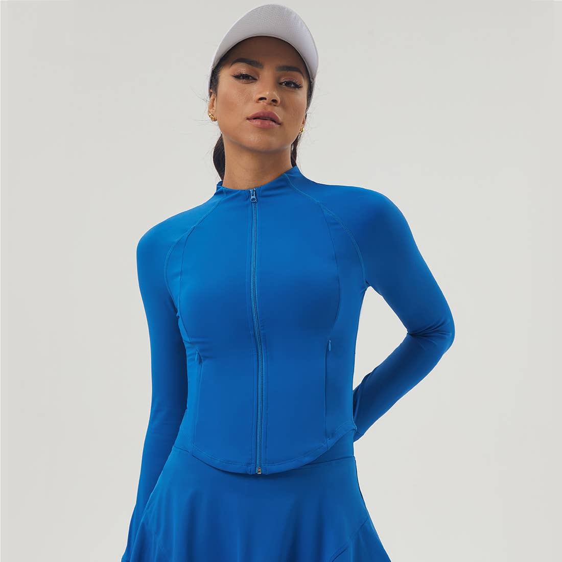 Sodalemon - Vente Veste de sport – femme - Veste de yoga fitness zippée avec trou pour le pouce pour femmes4