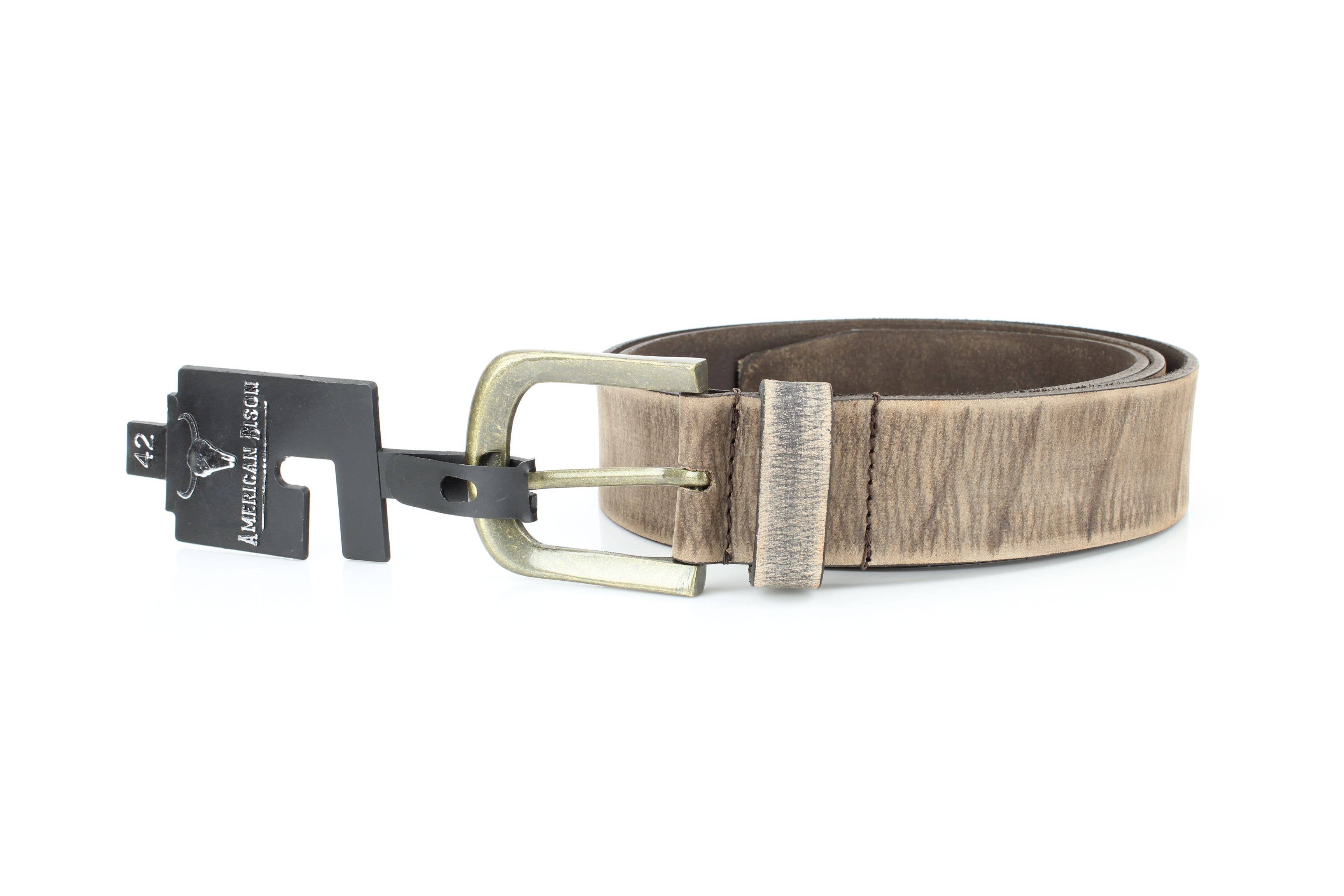 Leather Impressions Inc - Wholesale Belt - Unisex - Matte Distressed Variegated Leather Belt ABB-13-242095