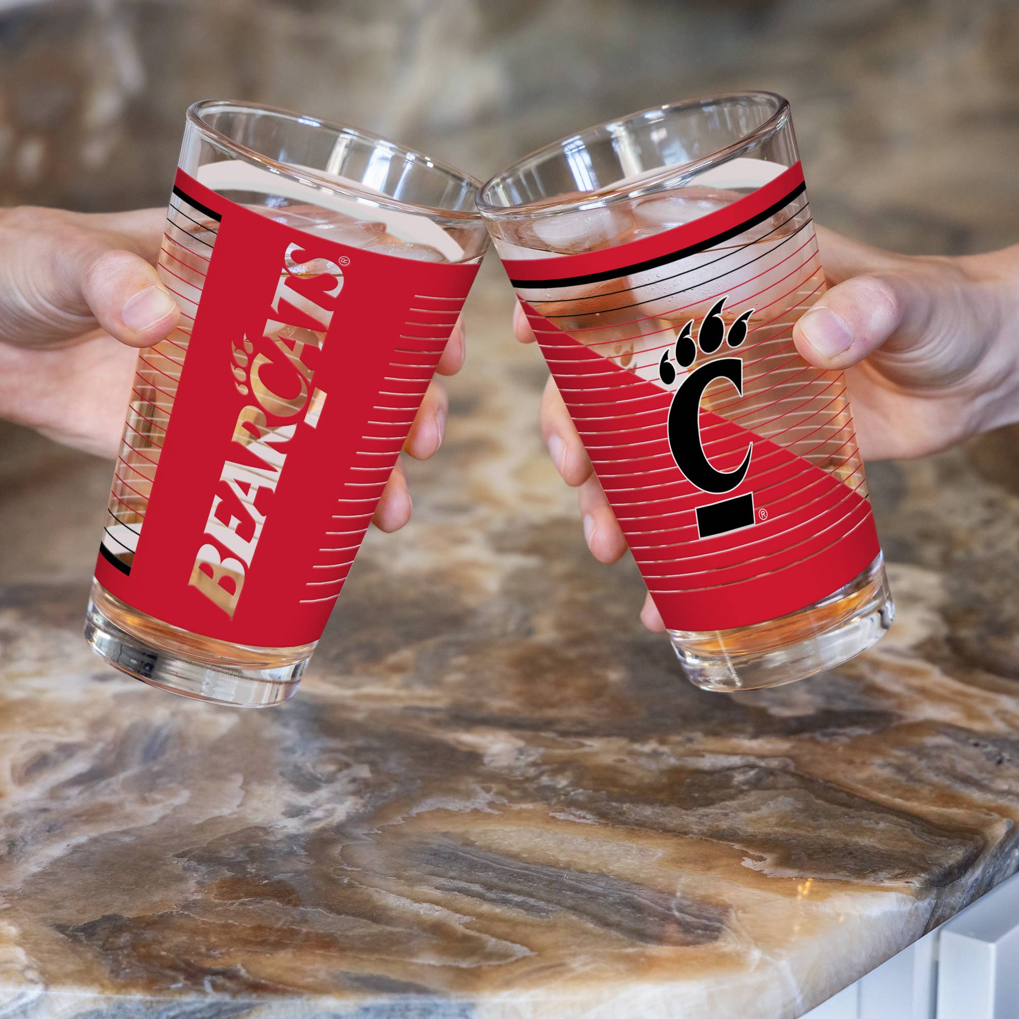 Rico Industries - Wholesale Beer Glass/Mug - NCAA  Cincinnati Bearcats  16 oz Pint Glass3