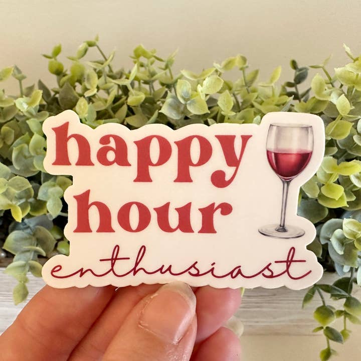 Alyssa Mae Crafts - Vente Autocollant - Autocollant Happy Hour1