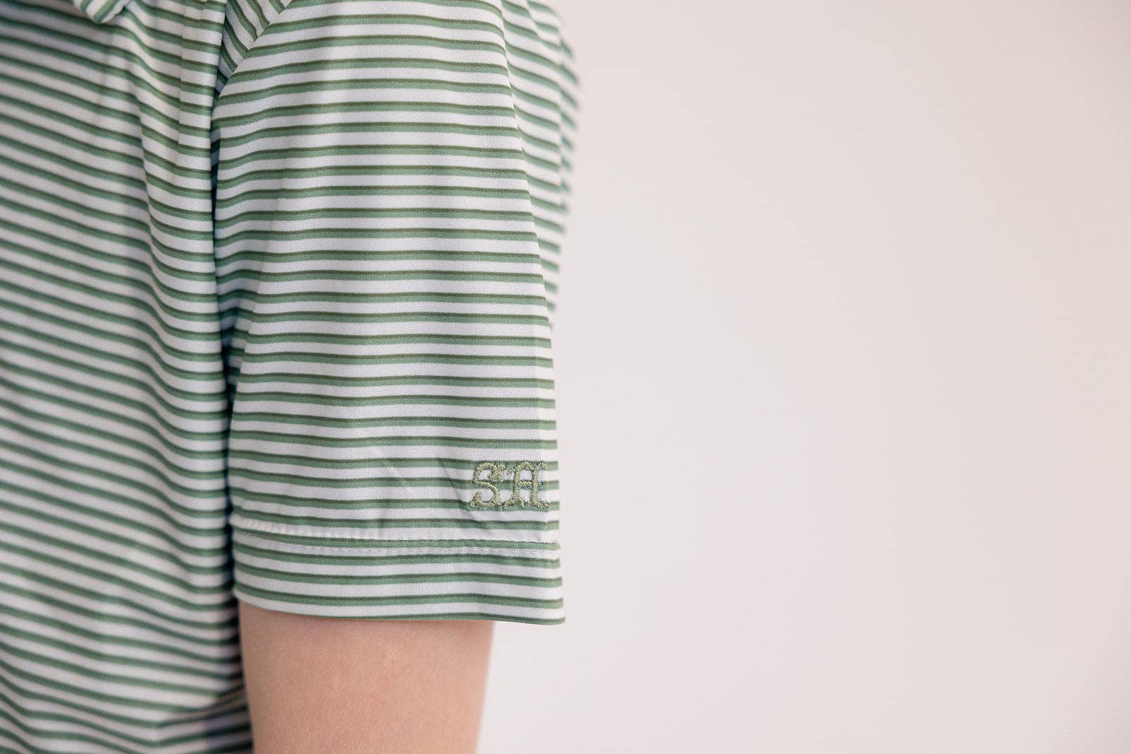 Sun House Children's - Wholesale Shirt - Kids - Athletic Polo in French Ticking1