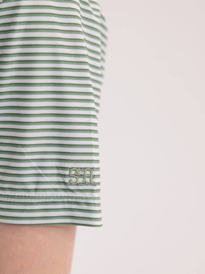 Sun House Children's - Wholesale Shirt - Kids - Athletic Polo in French Ticking1