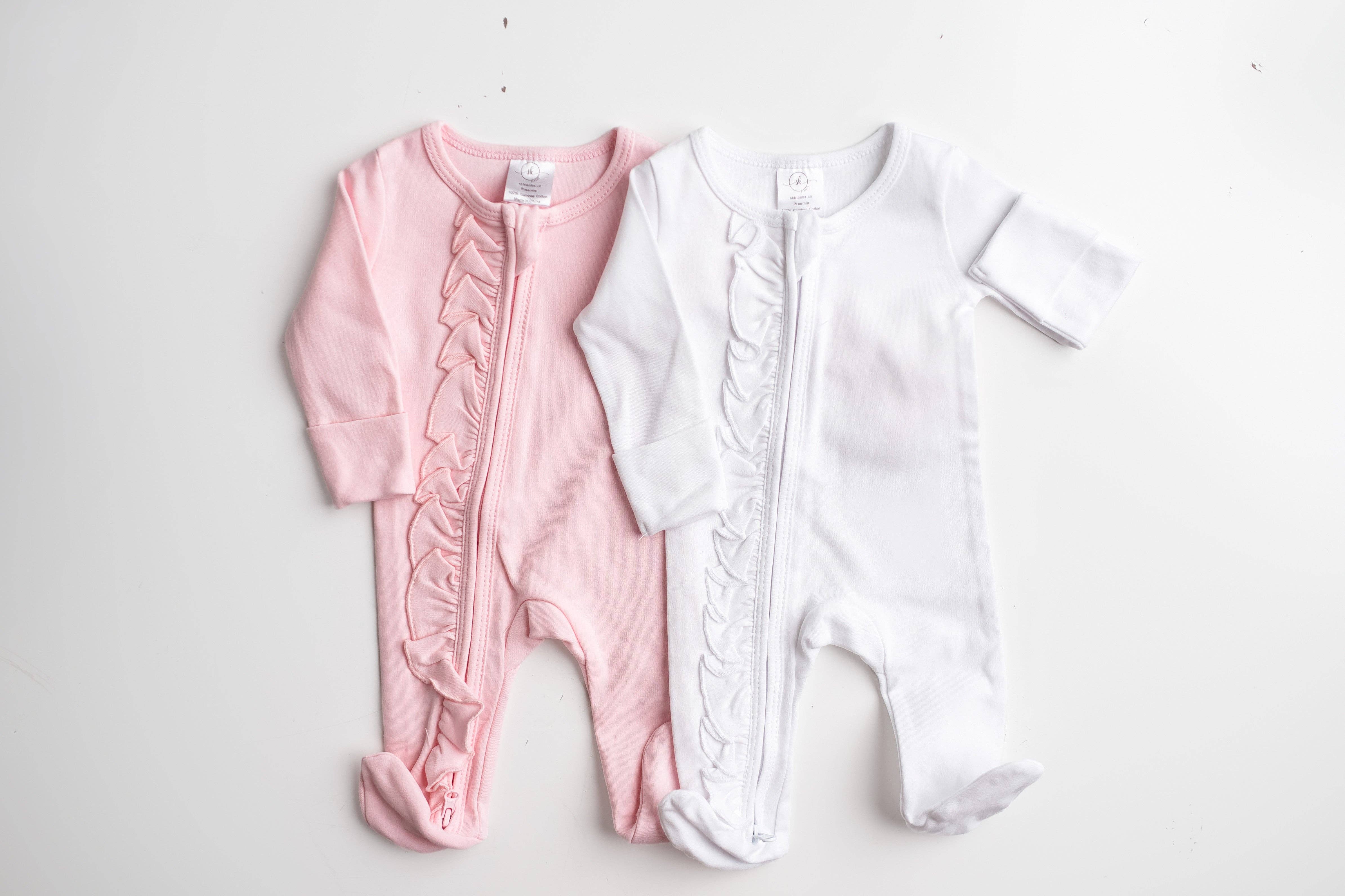 SK Blanks – Großhandel Strampler – Baby – Footie mit Reißverschluss2