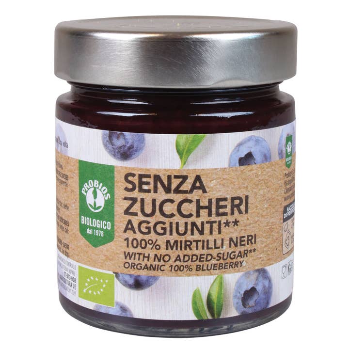 Probios - Wholesale Jam/Jelly - 100% black blueberry compote with no added sugar