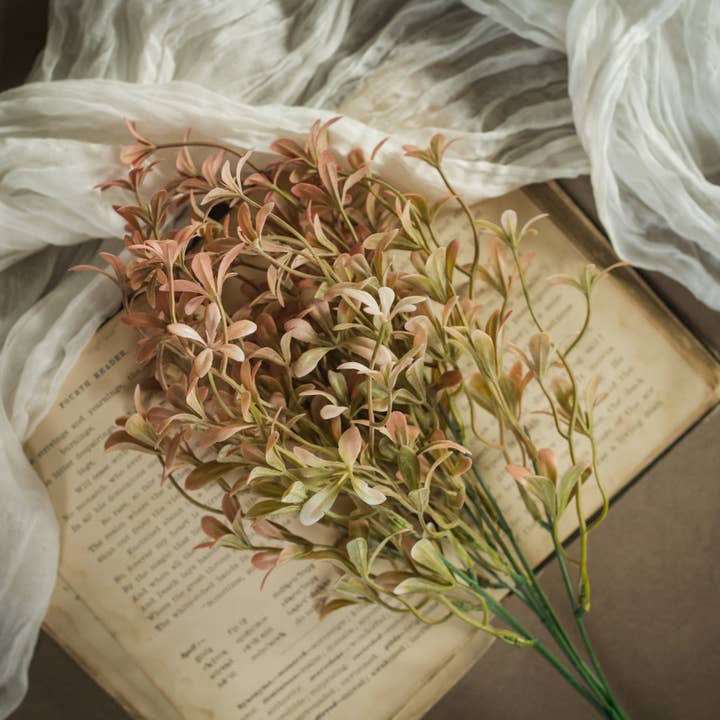 RAMA DE ONCIDIUM SALMÓN DE 15,75" para venta al por mayor de Ragon House