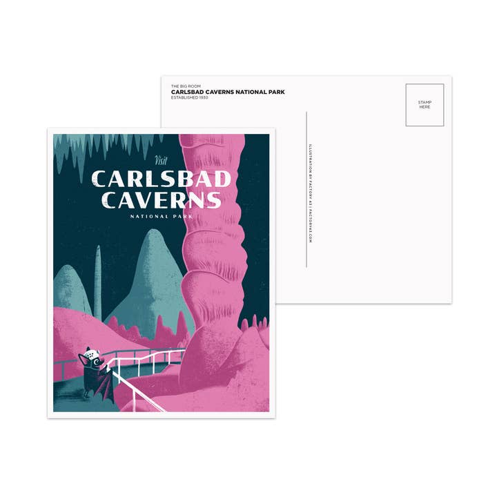 Carlsbad Caverns National Park Postcard for wholesale by Factory 43