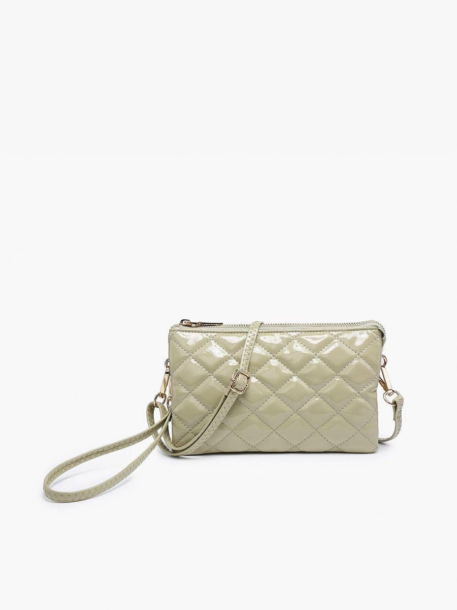Jen & Co. - Vente Sac à bandoulière – femme - M013HG.QLT Riley Brillant Quilted Sac Bandoulière à 3 Compartiments4