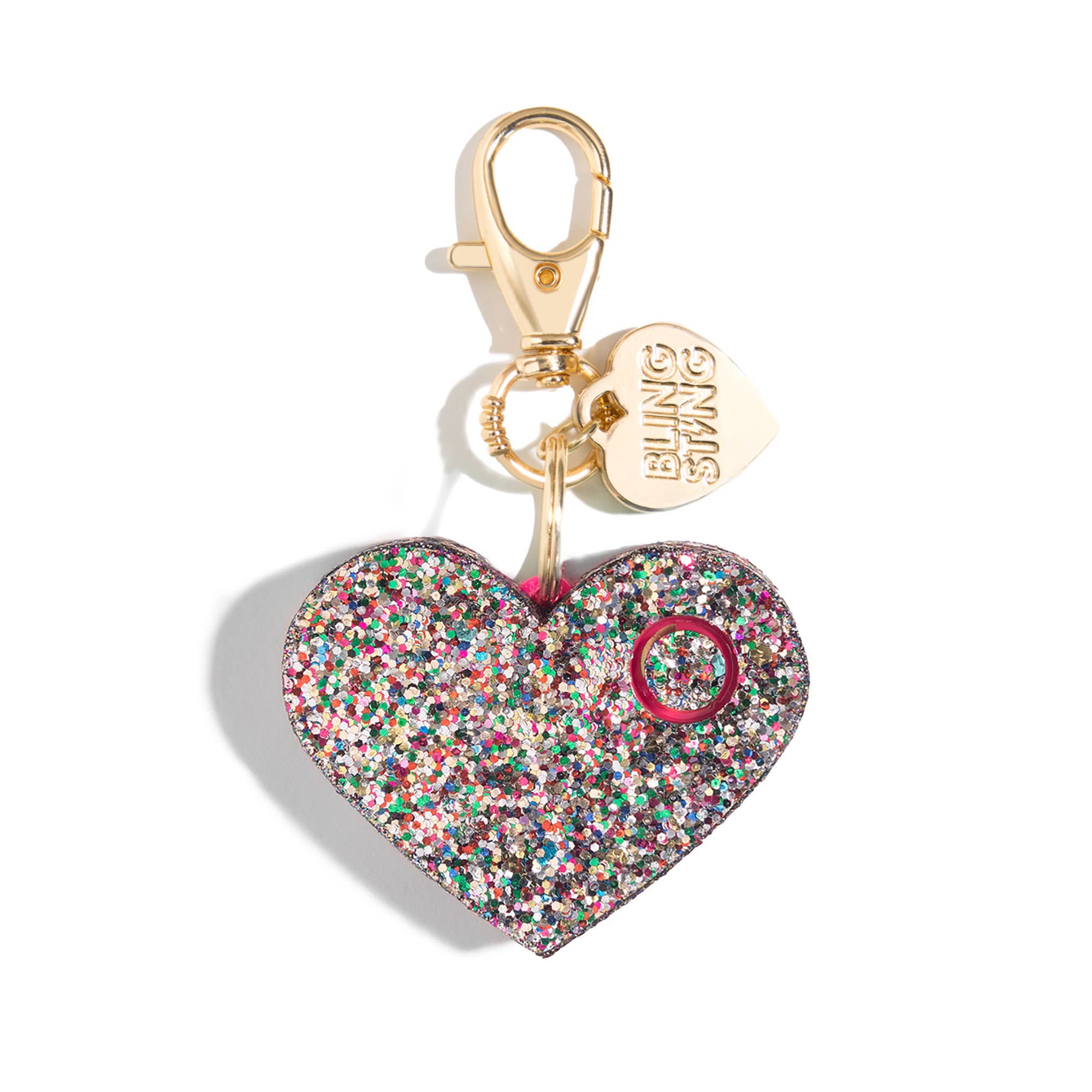 BLINGSTING - Wholesale Safety Alarm/Gear - Safety Alarm | Confetti Glitter Heart