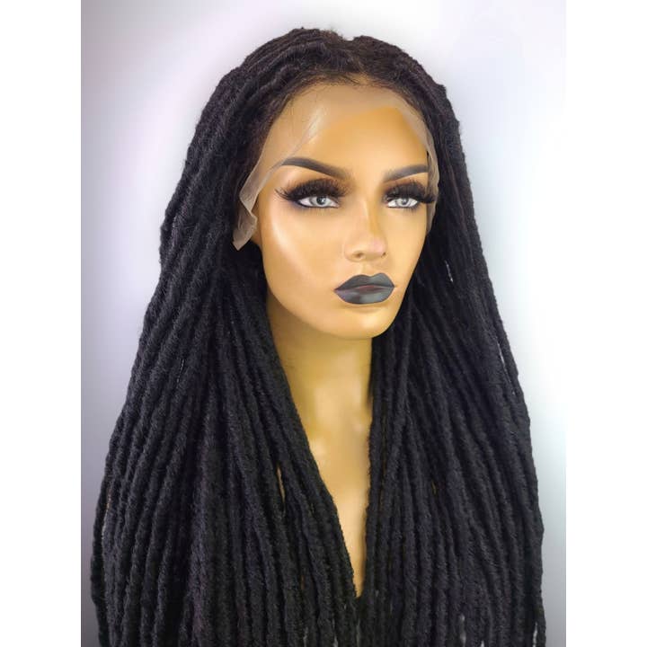 Celebrity Hair for Less - Wholesale Wig/Hair Piece - Soft Locs Lace Frontal Wig 30"