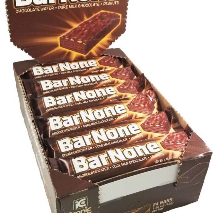 Bar None Chocolate Bar Box of 24 (42g) for wholesale by Pops Distro Inc