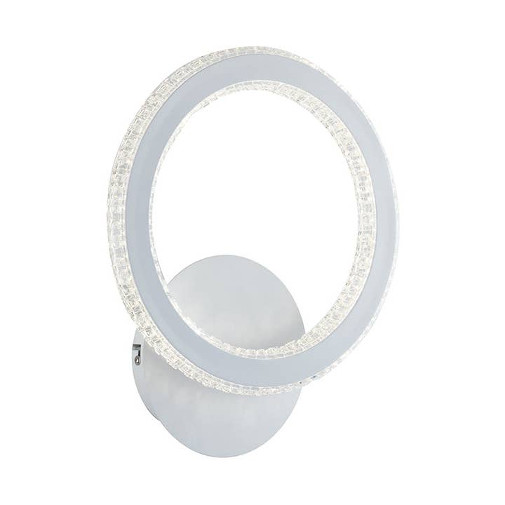 Gruppo F.T - Wholesale Sconce - Bryant 18W white LED wall light with diamond diffuser0