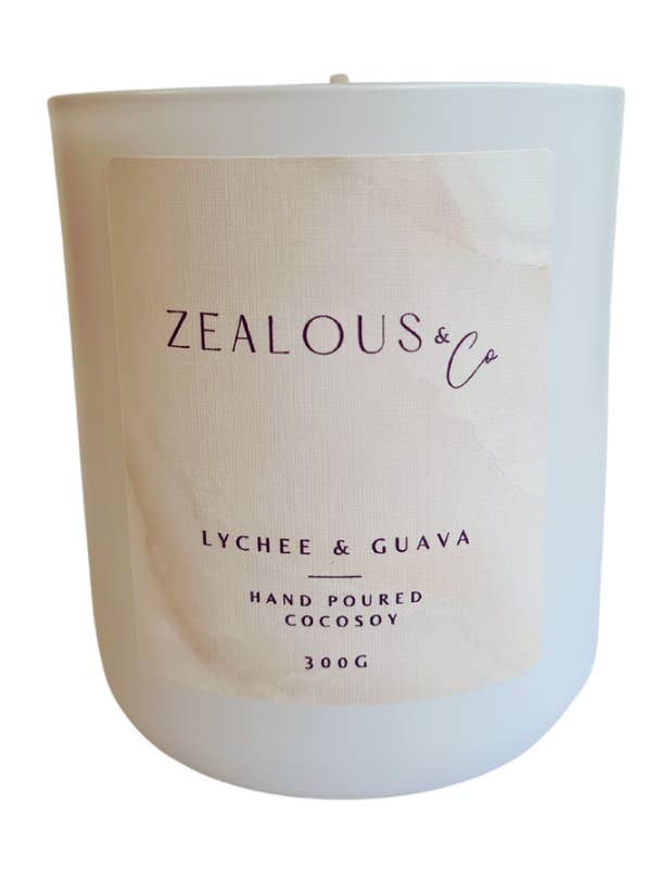 Vela de lichi y guayaba para venta al por mayor de Zealous & Co