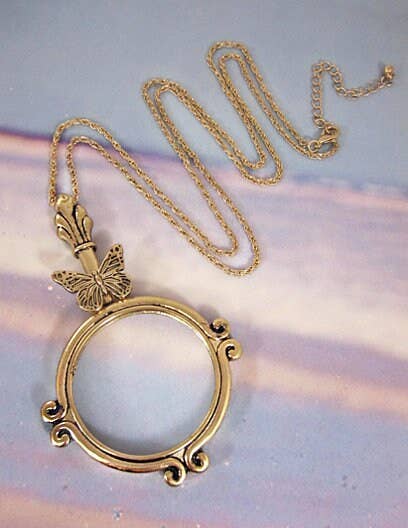 Ornate Magnifying Glass Necklace – Parts & Labour