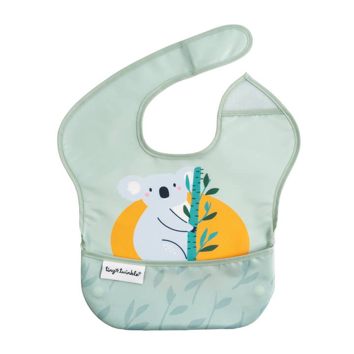 Tiny Twinkle - Mess-Proof Easy Bib - Koala Sage (MSKU: EB-A7) for wholesale by Tiny Twinkle