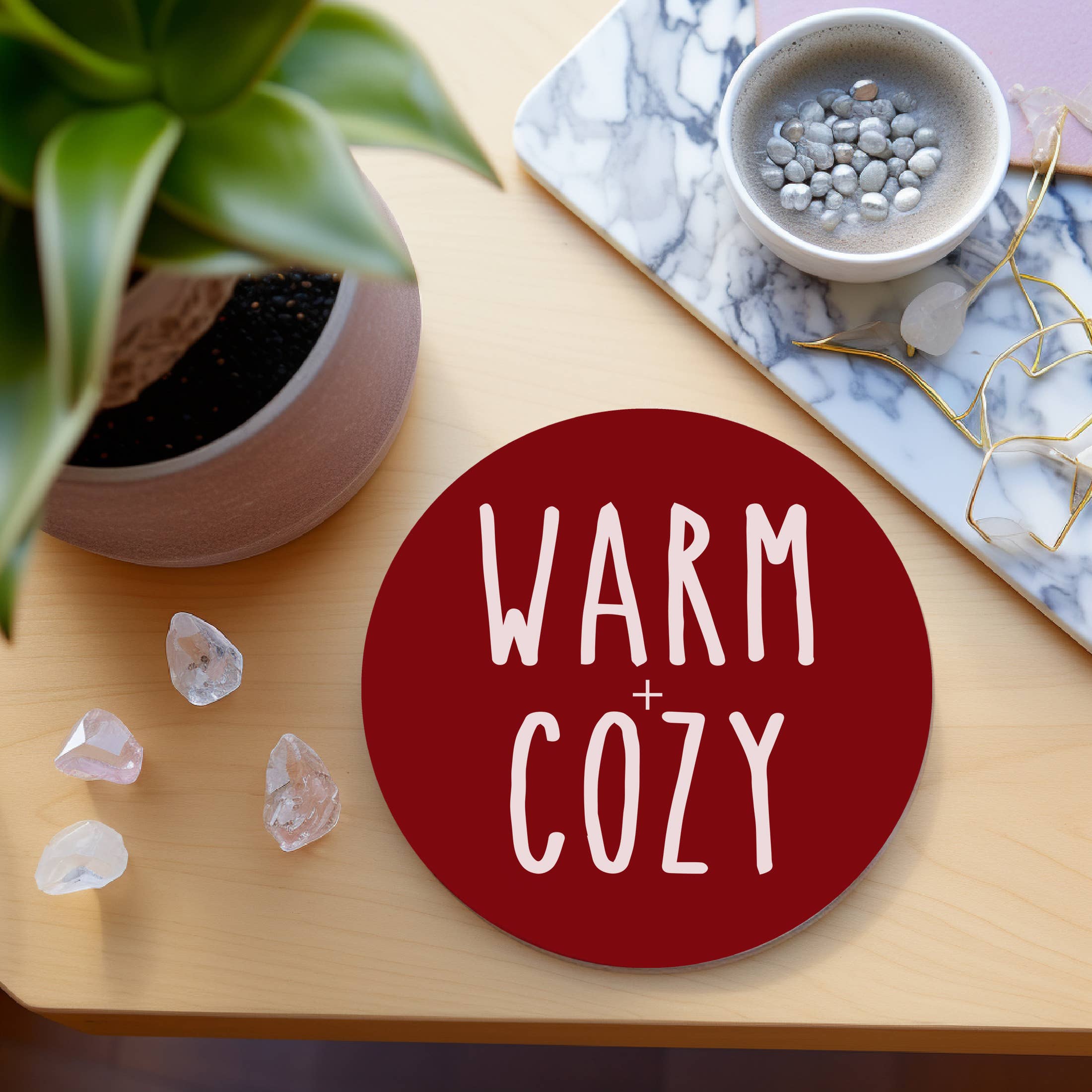 Gia Roma - Vente Sous-verre - Ensemble de dessous de verre Holiday Coasters, édition limitée47