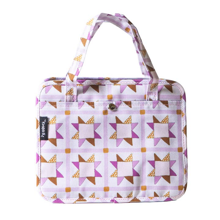 Comfort Quilt Purple Bible Carrier Bag for wholesale by Kingfolk Co